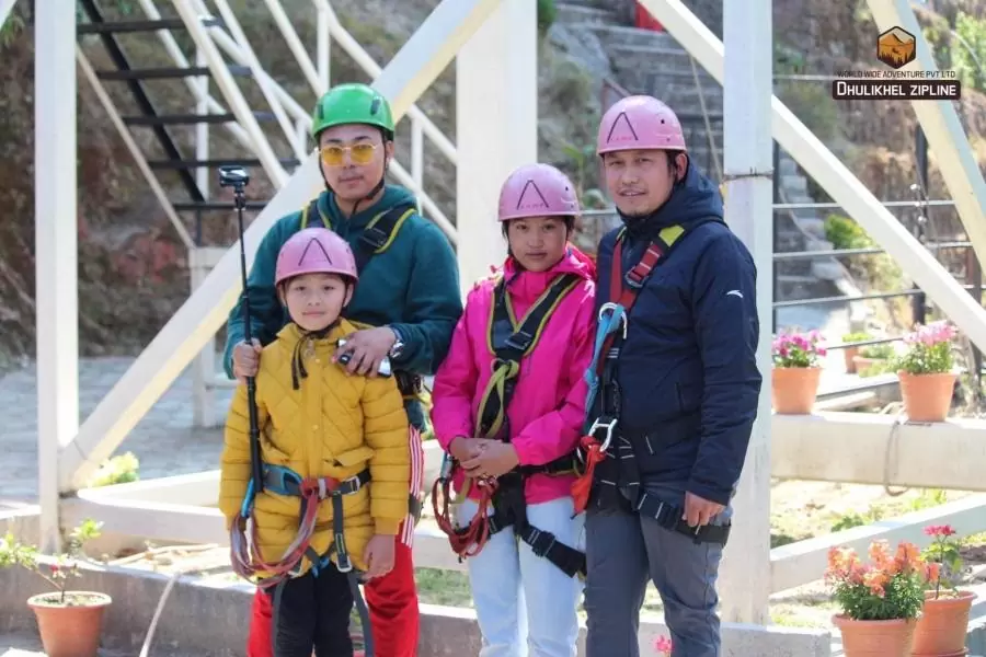 Zipline in Dhulikhel