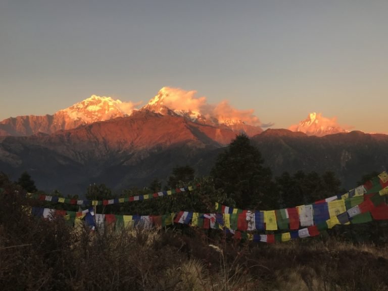 Sunrise view from Poon Hill