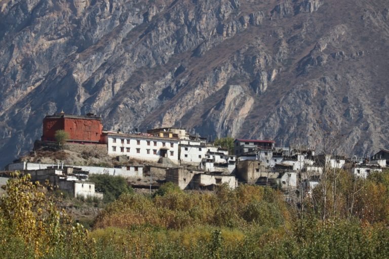 A mountain village 