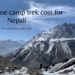 Everest Base Camp Trek Cost for Nepali