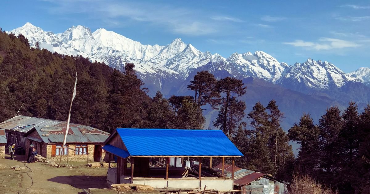 The Mountain View during the short treks near Kathmandu