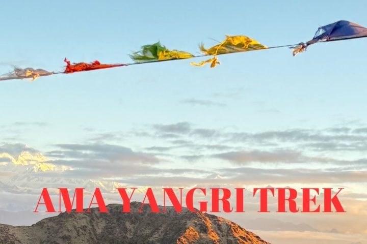 Ama Yangri Trek viewpoint with Langtang Himalayas