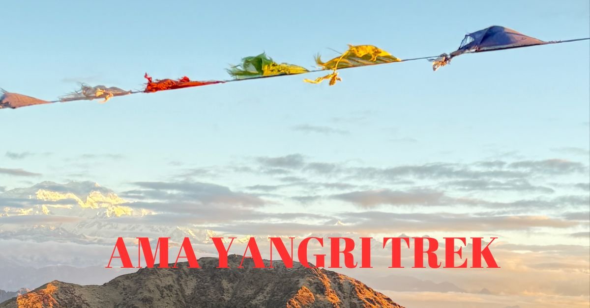 Ama Yangri Trek viewpoint with Langtang Himalayas